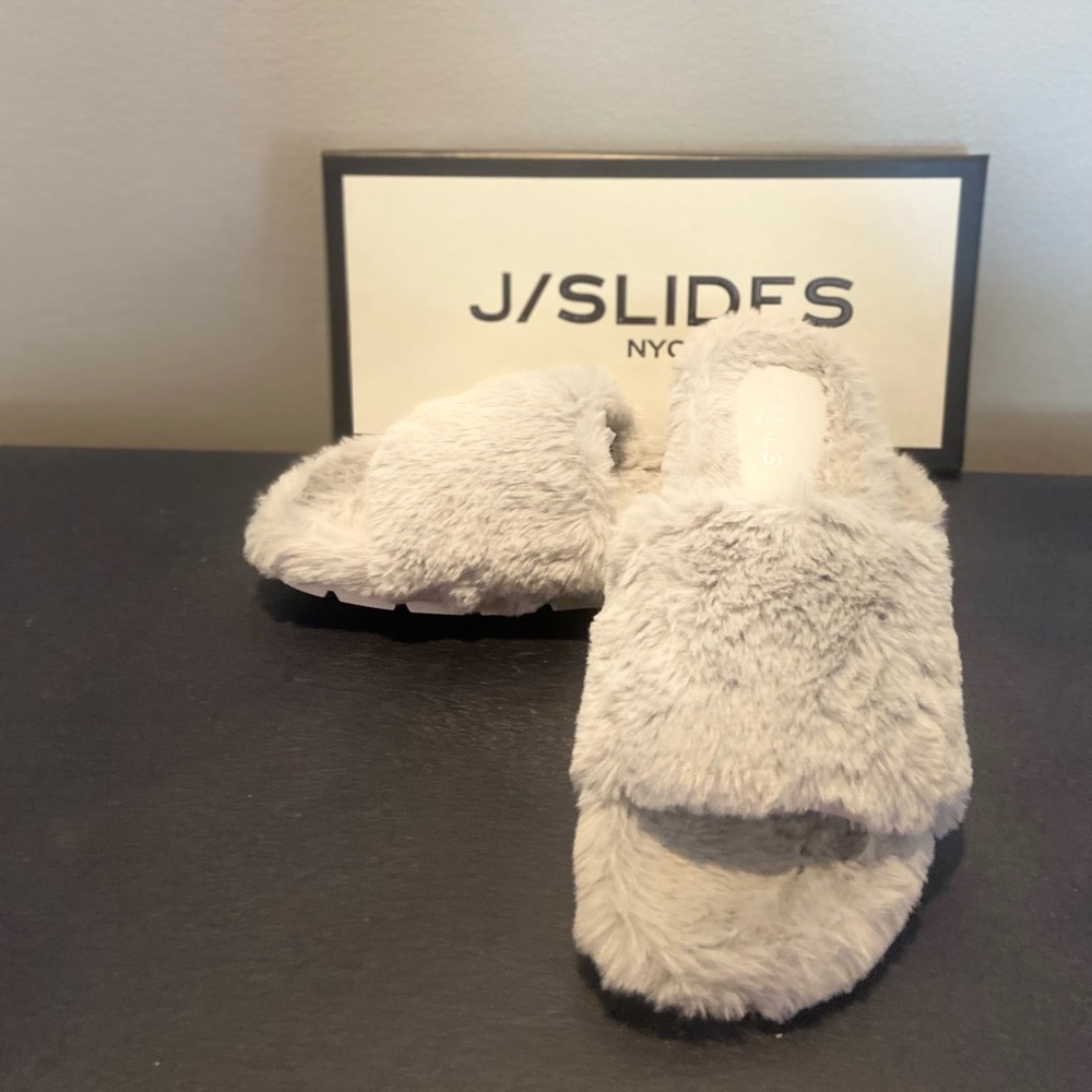 J/Slides Lovlie Slipper Slide - light gray 10 M